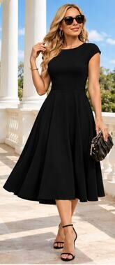 #2-4 MSRP $50 NWT DRESSTELLS 1950S VINTAGE COCKTAIL SWING MIDI DRESS ◇SIZE M♡